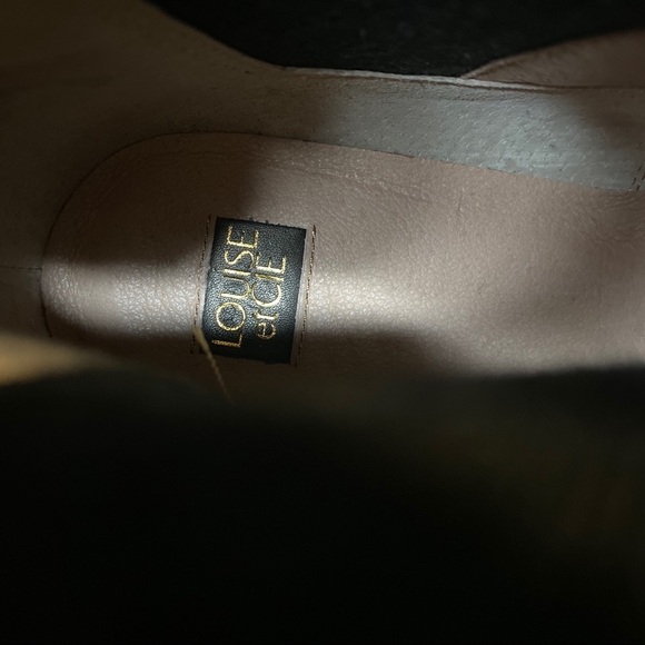 New! Louise et Cie Zareb Leopard Print Platform Bootie 7 1/2 - Picture 10 of 13